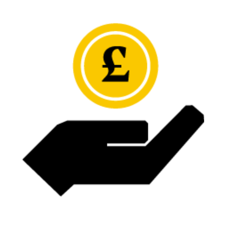 Icon representing funding – Theme 4